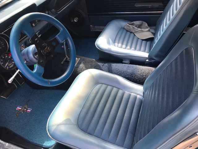 1966 Blue Ford Mustang