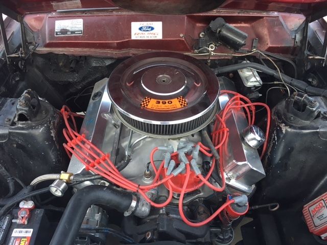 1967 Red Ford Fairlane Coupe