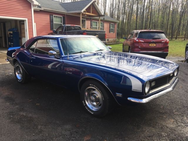1968 Blue Chevrolet Camaro Coupe