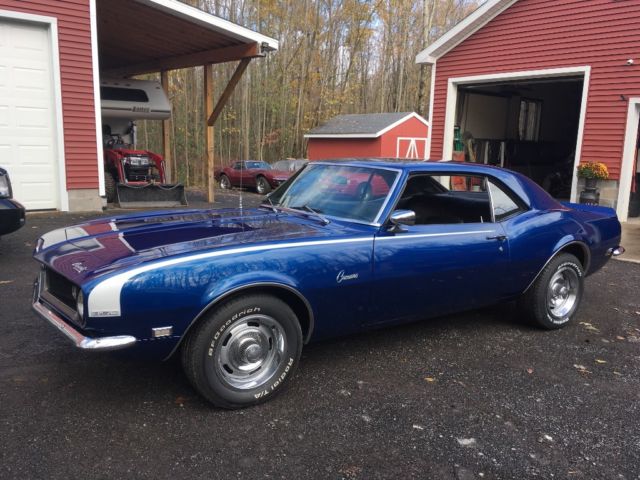 1968 Blue Chevrolet Camaro Coupe