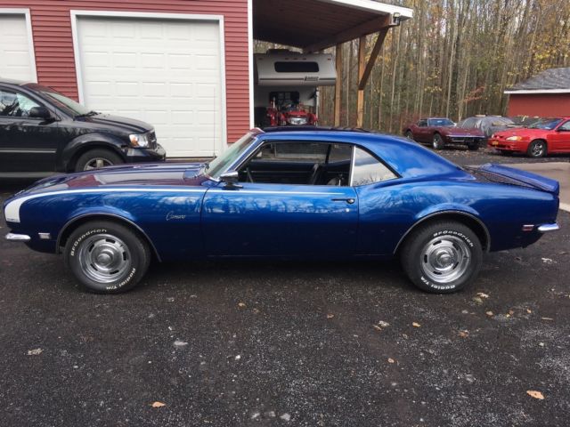 1968 Blue Chevrolet Camaro Coupe