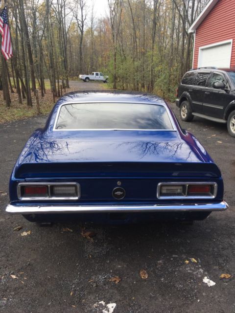 1968 Blue Chevrolet Camaro Coupe