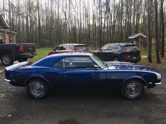 1968 Blue Chevrolet Camaro Coupe