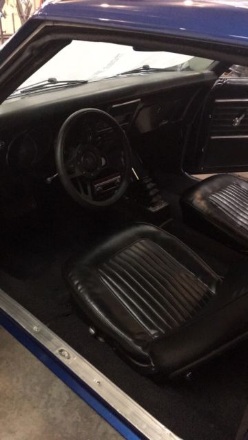 1968 Blue Chevrolet Camaro Coupe