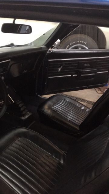 1968 Blue Chevrolet Camaro Coupe