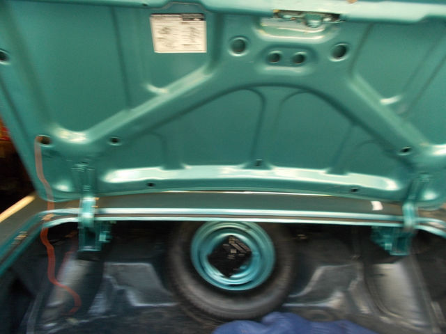 1968 Blue Chevrolet Impala 4dr SPORTS SEDAN