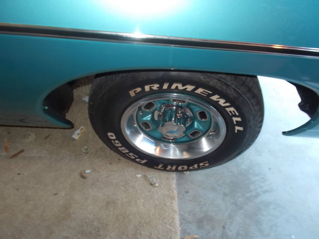 1968 Blue Chevrolet Impala 4dr SPORTS SEDAN