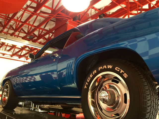 1969 Blue Chevrolet Camaro Coupe