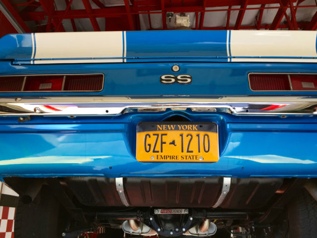 1969 Blue Chevrolet Camaro Coupe