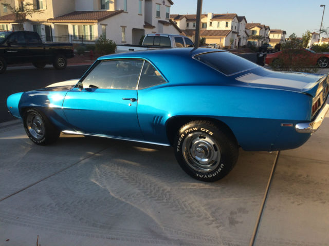 1969 Blue Chevrolet Camaro Coupe