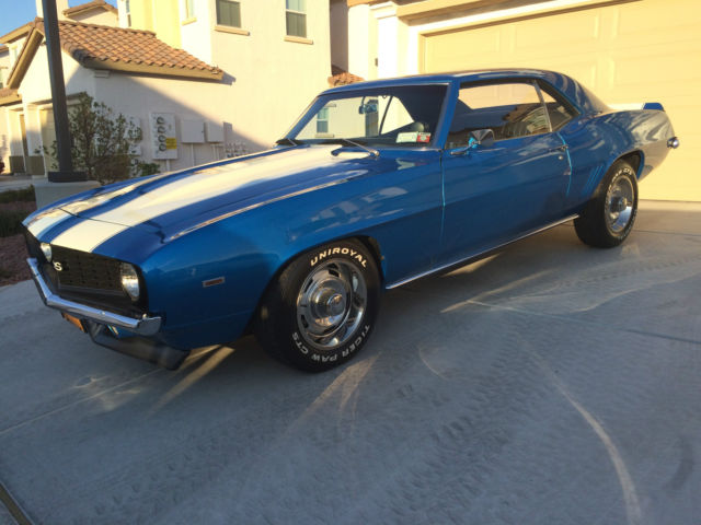 1969 Blue Chevrolet Camaro Coupe
