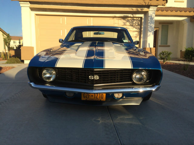 1969 Blue Chevrolet Camaro Coupe