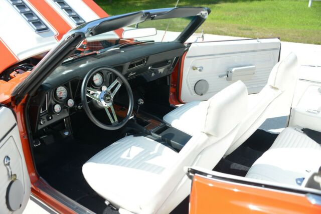 1969 huggar orange Chevrolet Camaro Convertible