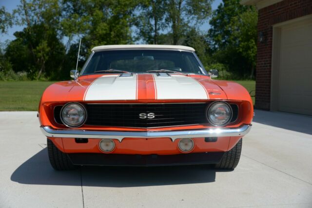 1969 huggar orange Chevrolet Camaro Convertible