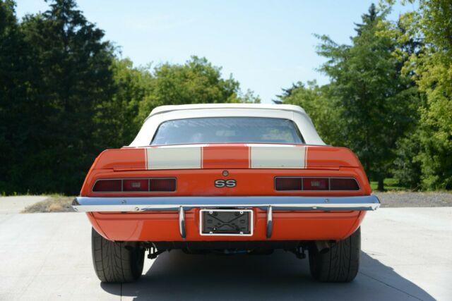 1969 huggar orange Chevrolet Camaro Convertible