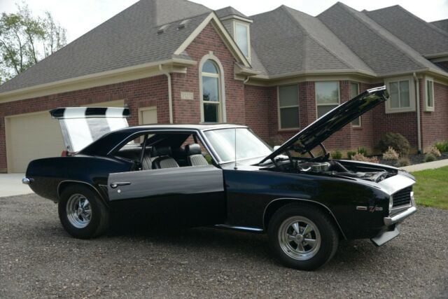 1969 black Chevrolet Camaro coupe