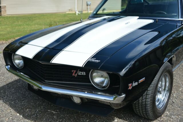 1969 black Chevrolet Camaro coupe