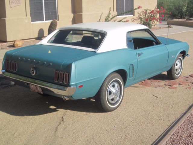 1969 Green Ford Mustang Coupe