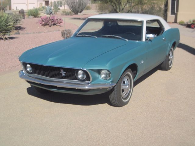 1969 Green Ford Mustang Coupe