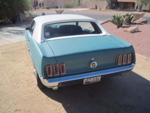1969 Green Ford Mustang Coupe
