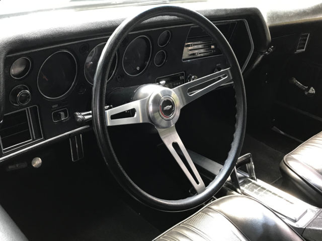 1970 Black with white stripes Chevrolet Chevelle