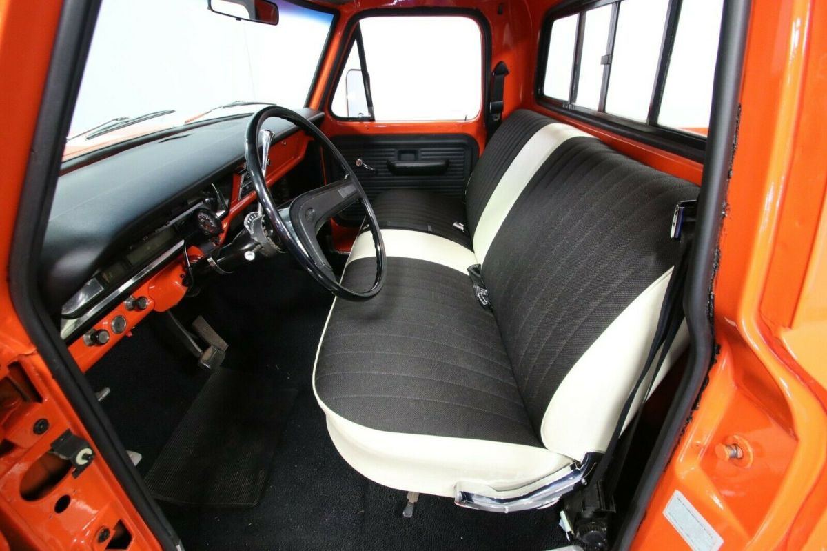 1972 Orange Ford F-250 Standard Cab Pickup