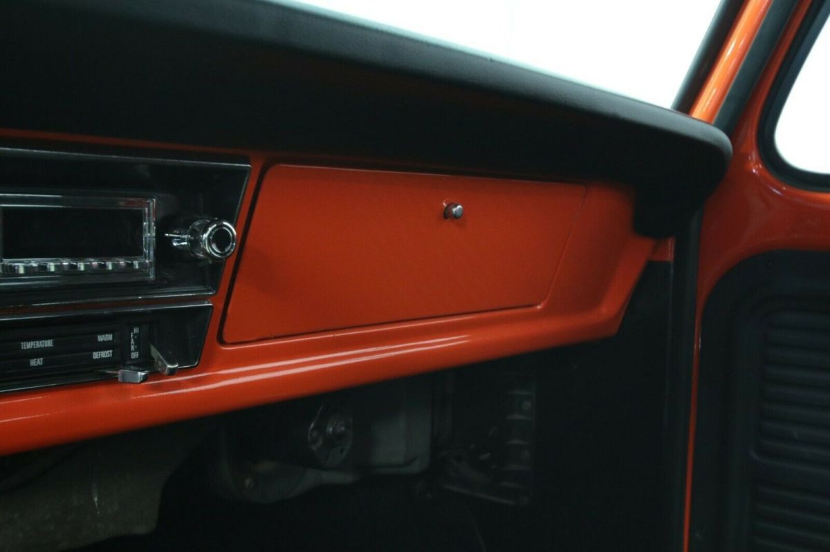 1972 Orange Ford F-250 Standard Cab Pickup
