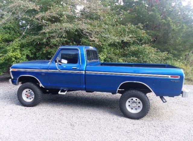 1974 Blue Ford F-250