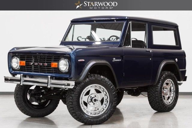 1975 Blue Ford Bronco SUV