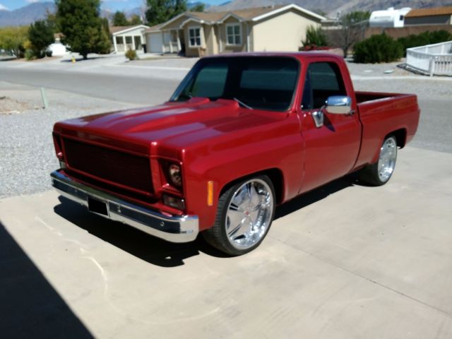 1976 Red Chevrolet C-10 Standard Cab Pickup