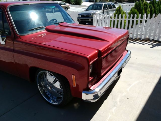 1976 Red Chevrolet C-10 Standard Cab Pickup