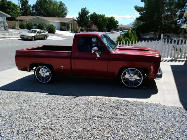 1976 Red Chevrolet C-10 Standard Cab Pickup