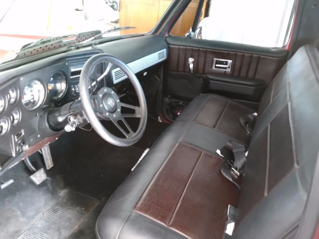 1976 Red Chevrolet C-10 Standard Cab Pickup