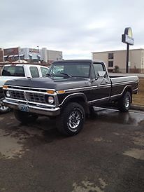 1977 Gray Ford F-250 Standard Cab Pickup