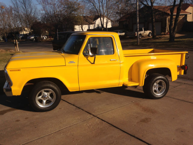 1979 Yellow Ford F-100 single Cab Pickup