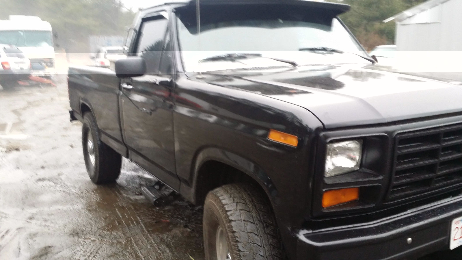 1986 Black Ford F-250 Crew Cab Pickup