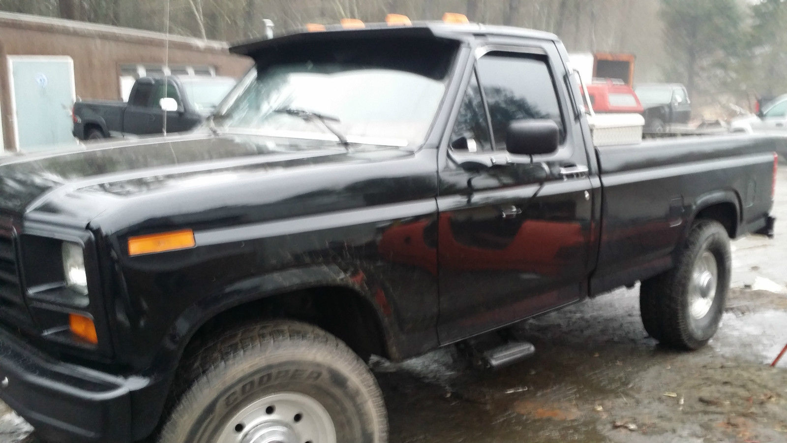 1986 Black Ford F-250 Crew Cab Pickup