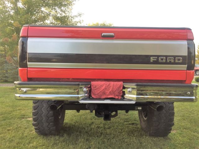 1992 Red Ford F-150 regular cab