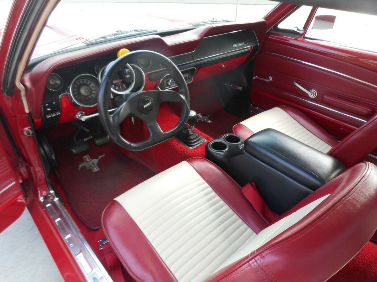 1967 Red Ford Mustang Coupe