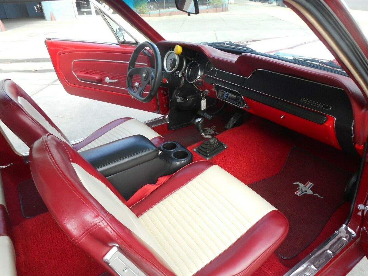 1967 Red Ford Mustang Coupe