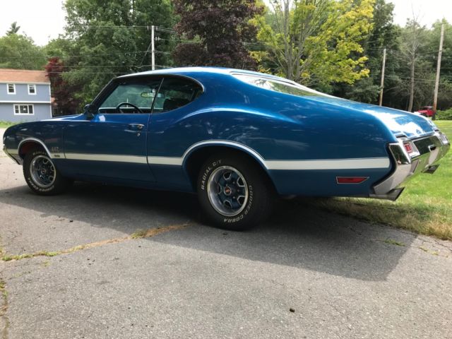 1971 Blue Oldsmobile 442 Coupe