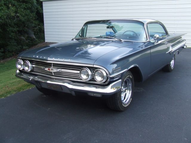 1960 Blue Chevrolet Impala Coupe
