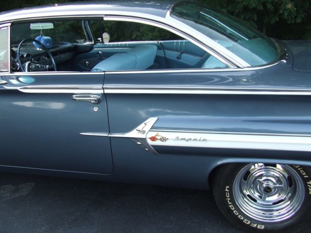 1960 Blue Chevrolet Impala Coupe