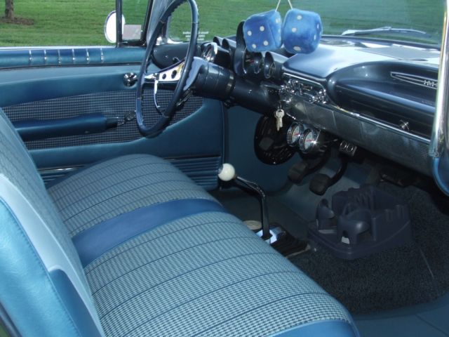 1960 Blue Chevrolet Impala Coupe