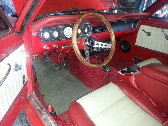 1965 Red Ford Mustang Coupe