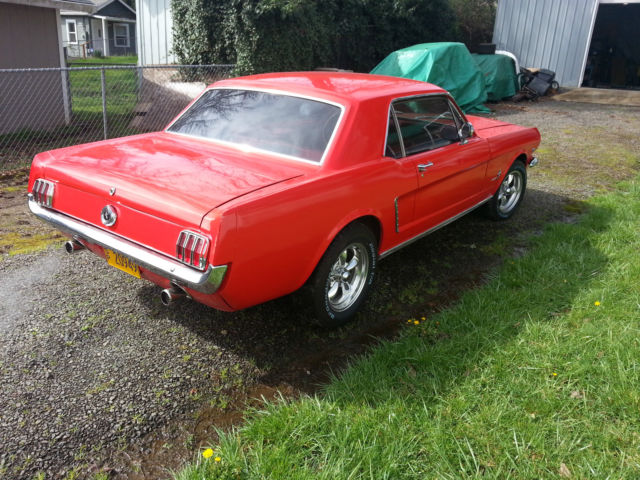 1965 Red Ford Mustang Coupe