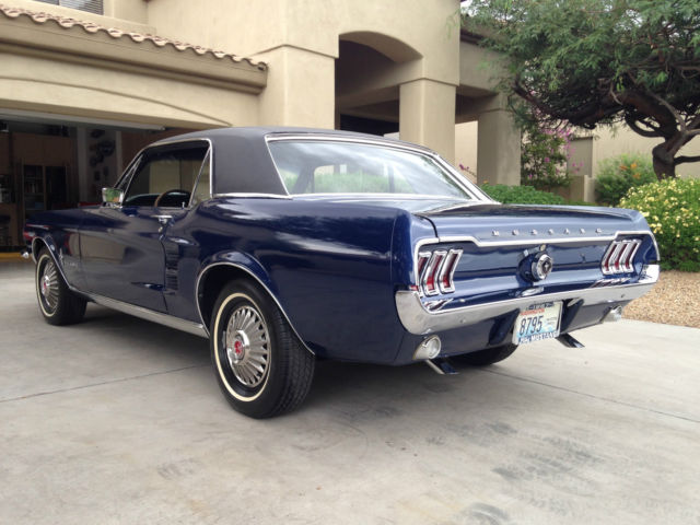 1967 Metalic Blue Ford Mustang Coupe