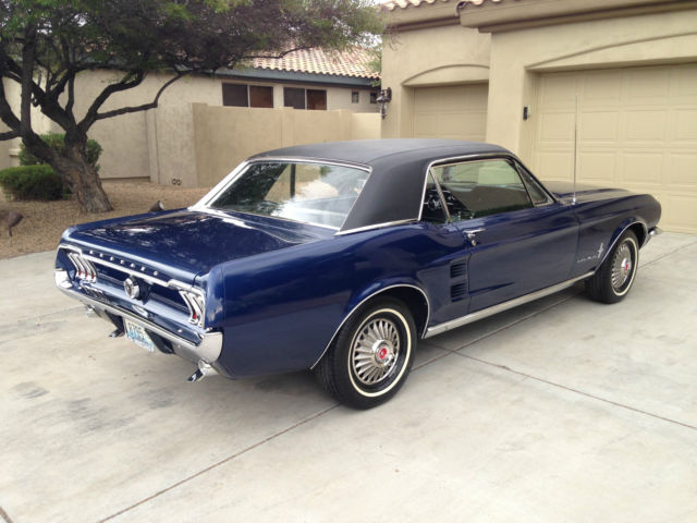 1967 Metalic Blue Ford Mustang Coupe