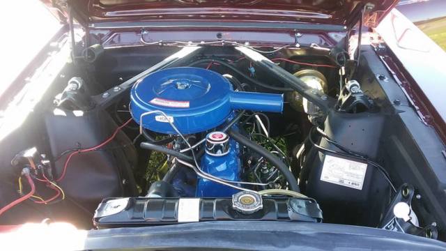 1966 Burgundy Ford Mustang Coupe