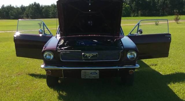 1966 Burgundy Ford Mustang Coupe